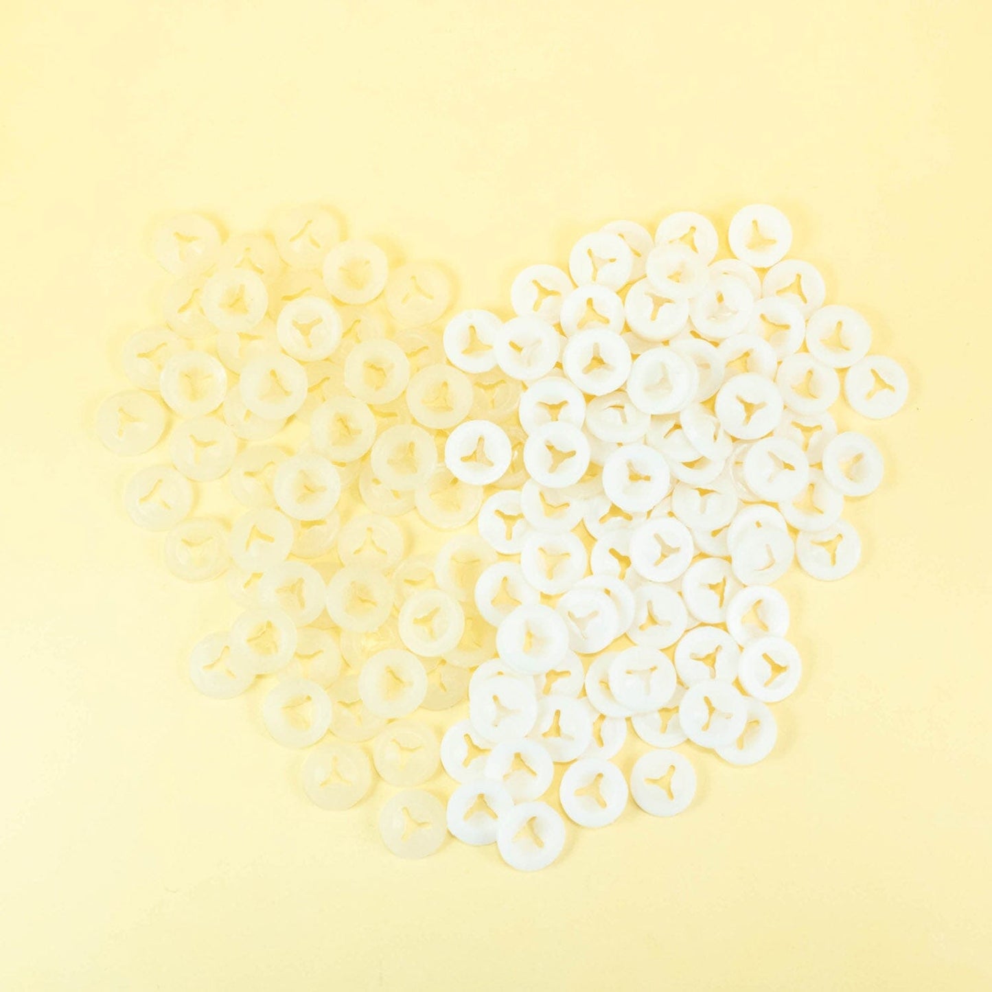 Pink Triangle Safety Noses Sample Pack - 8mm - 15mm, 5 pieces each size