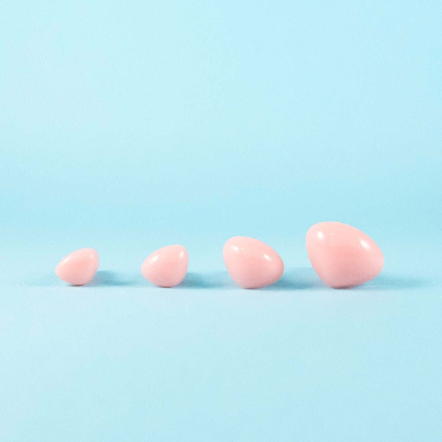 Pink safety noses for crafts