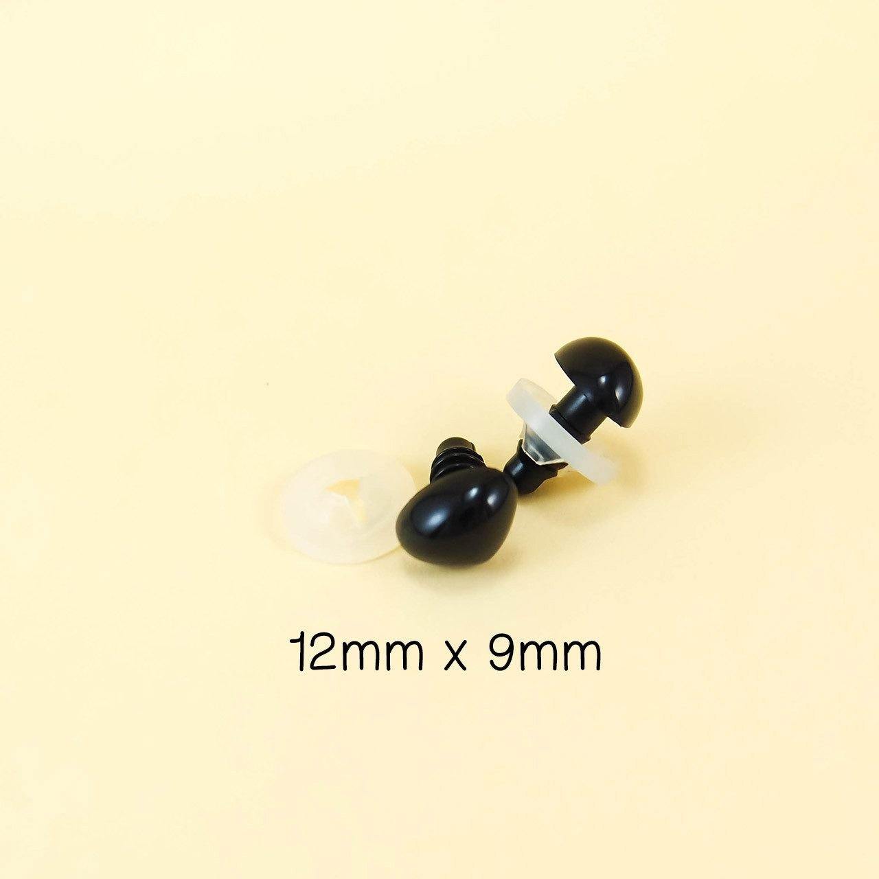 12mm triangle plastic noses for stuffed animals