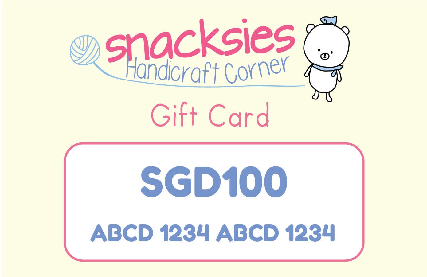 Snacksies Gift Card