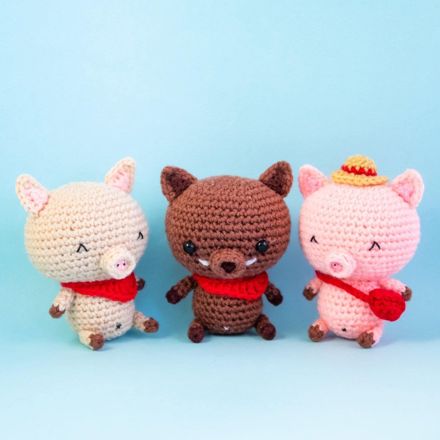Crochet Pig Plush Pattern for handmade gift