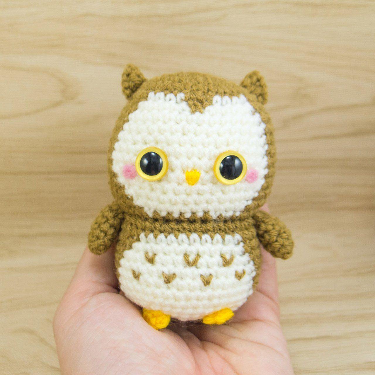 Ollie the Owl Amigurumi Pattern - Snacksies Handicraft