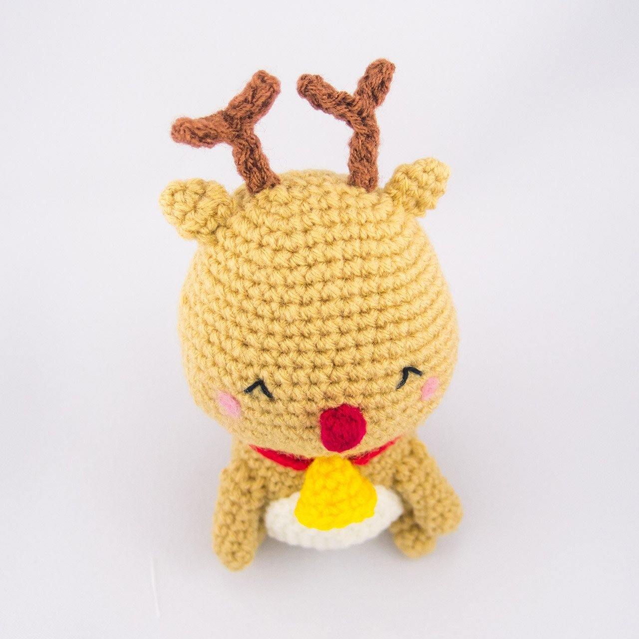 Reindeer Plush Top View