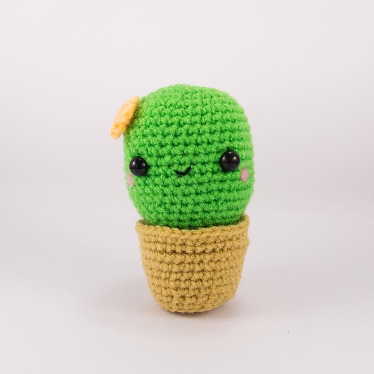 crochet cactus decor