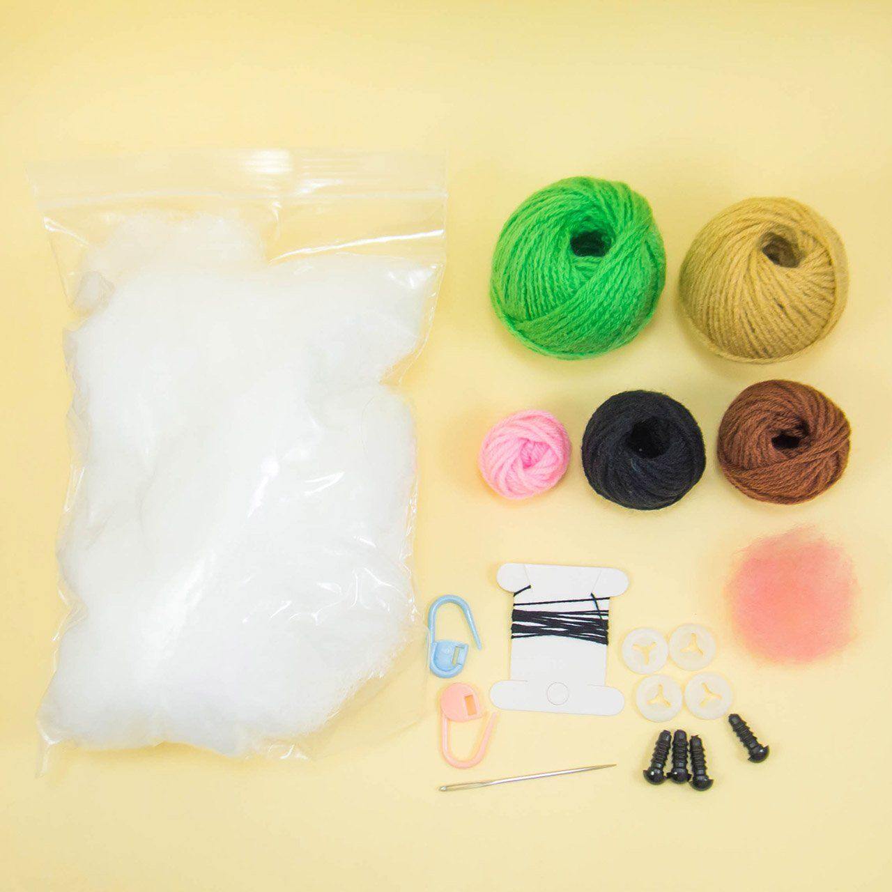 Cactus Couple Amigurumi Kit - Snacksies Handicraft