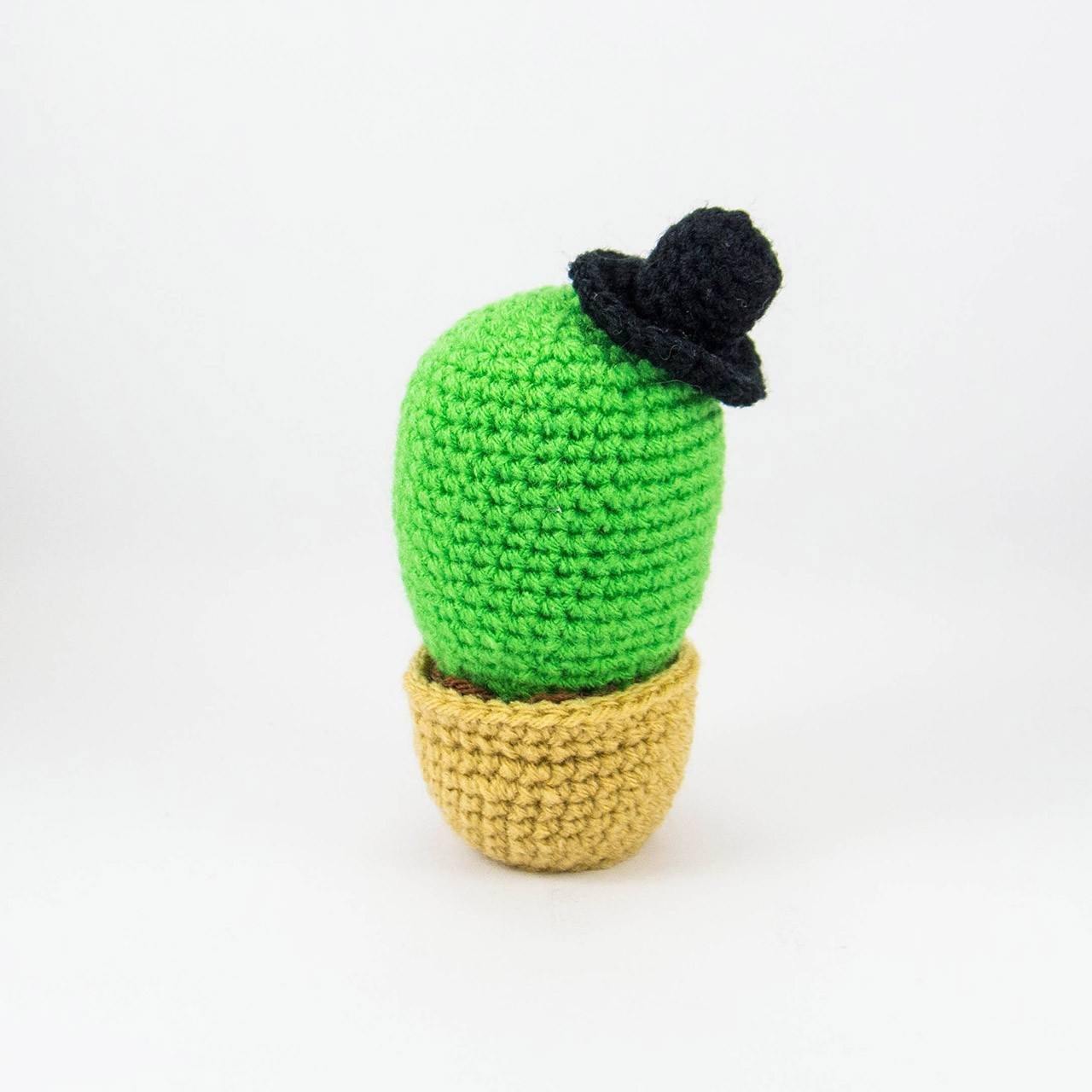 Plush Cactus Home Decor Back View