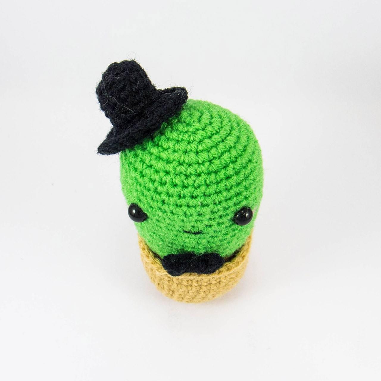 Stuffed Cactus Plush Top View