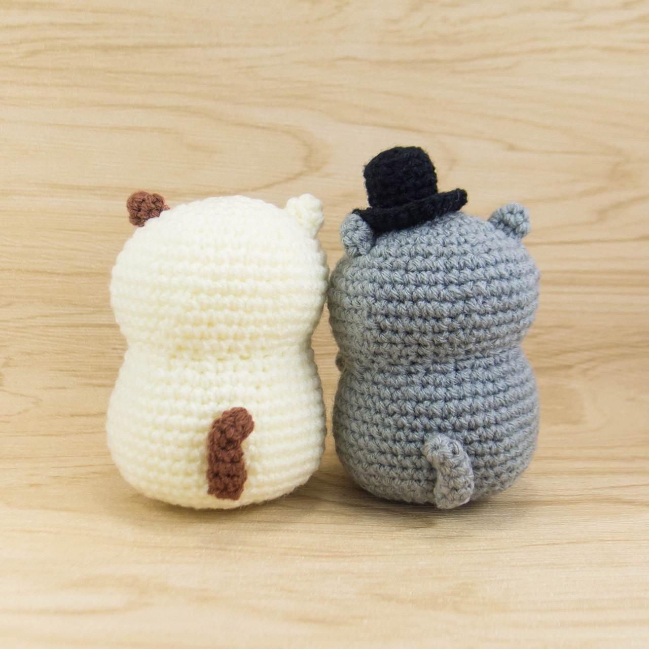 Amigurumi Pattern - Cat Couple for Anniversary gift