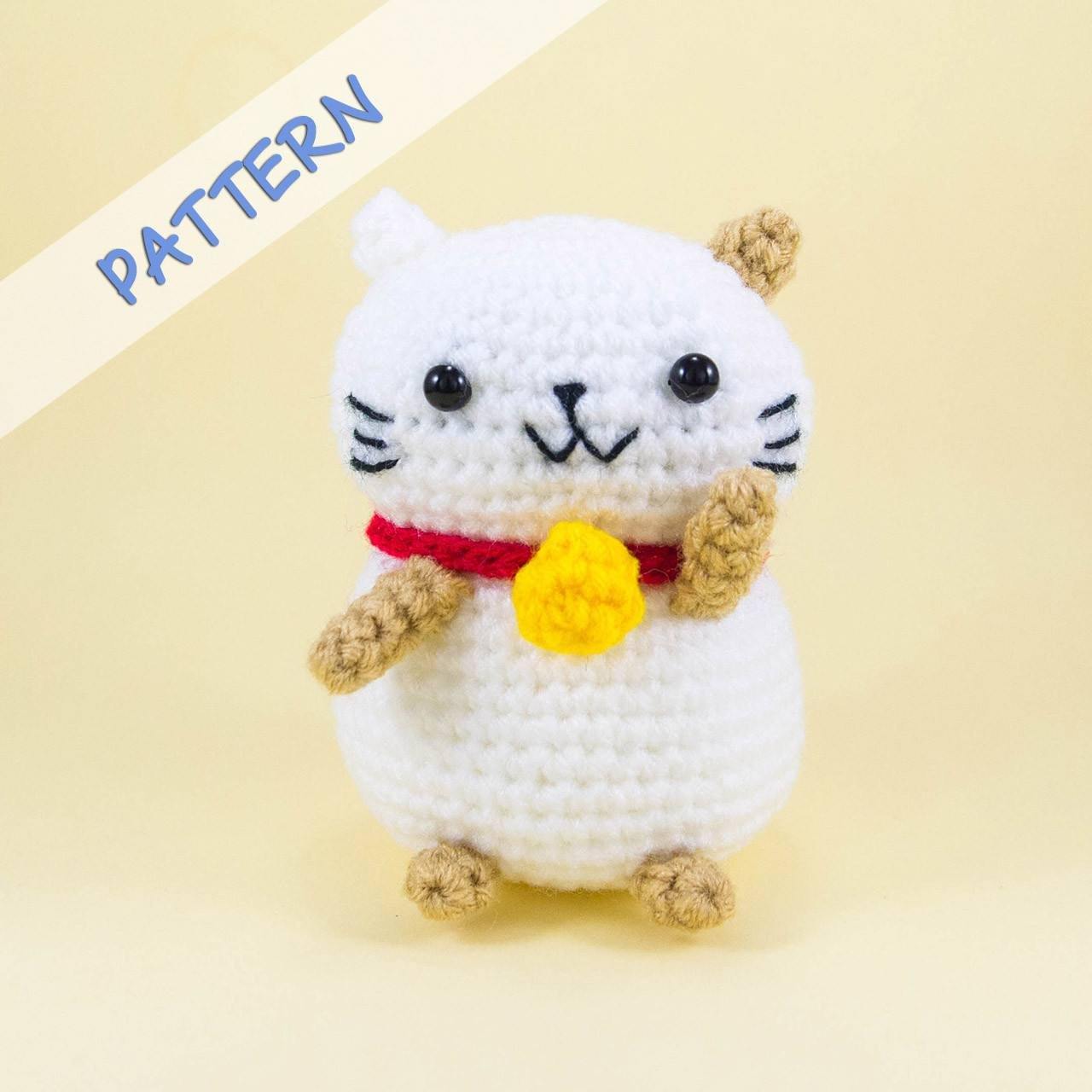 Lucky Cat Amigurumi Pattern