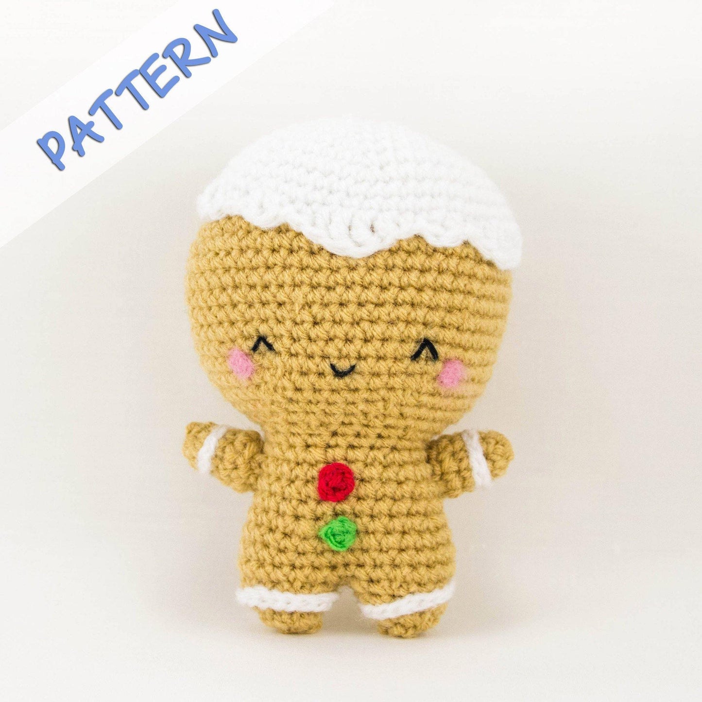 Ginger the Gingerbread Man Crochet Pattern