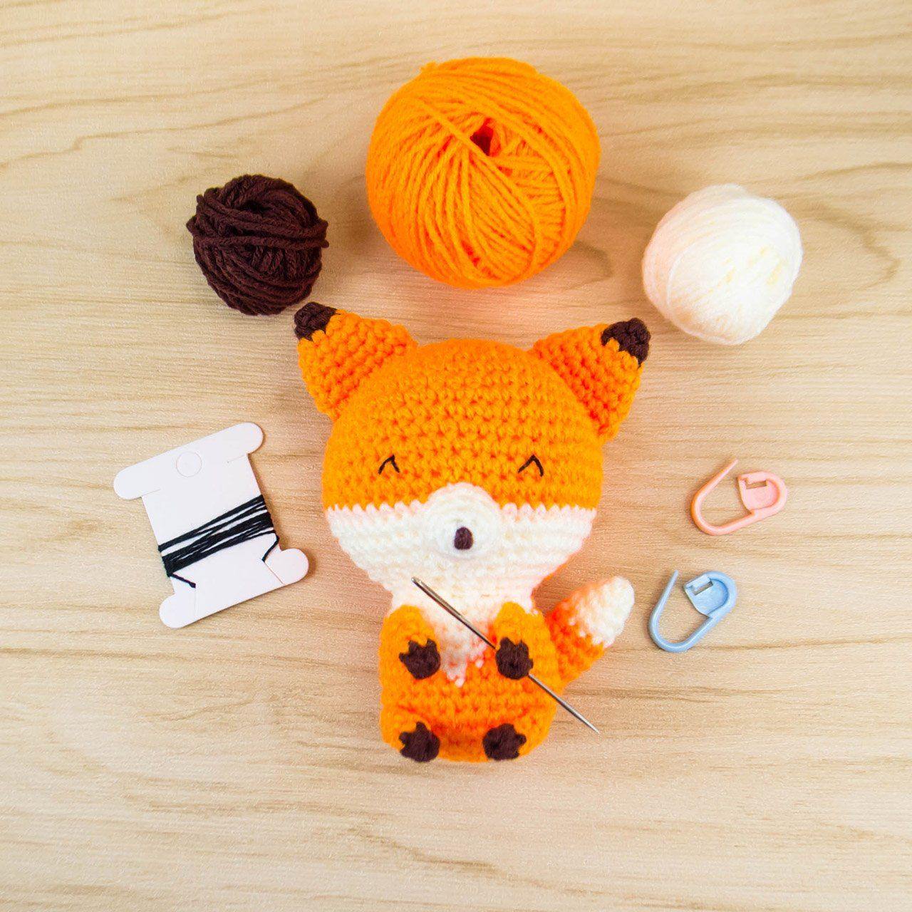 Fox Amigurumi Kit