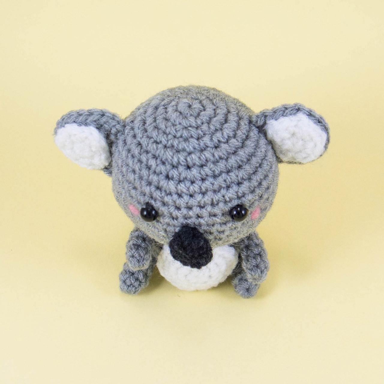 Koala Bear Stuffed Animal for Desk Decor Top View