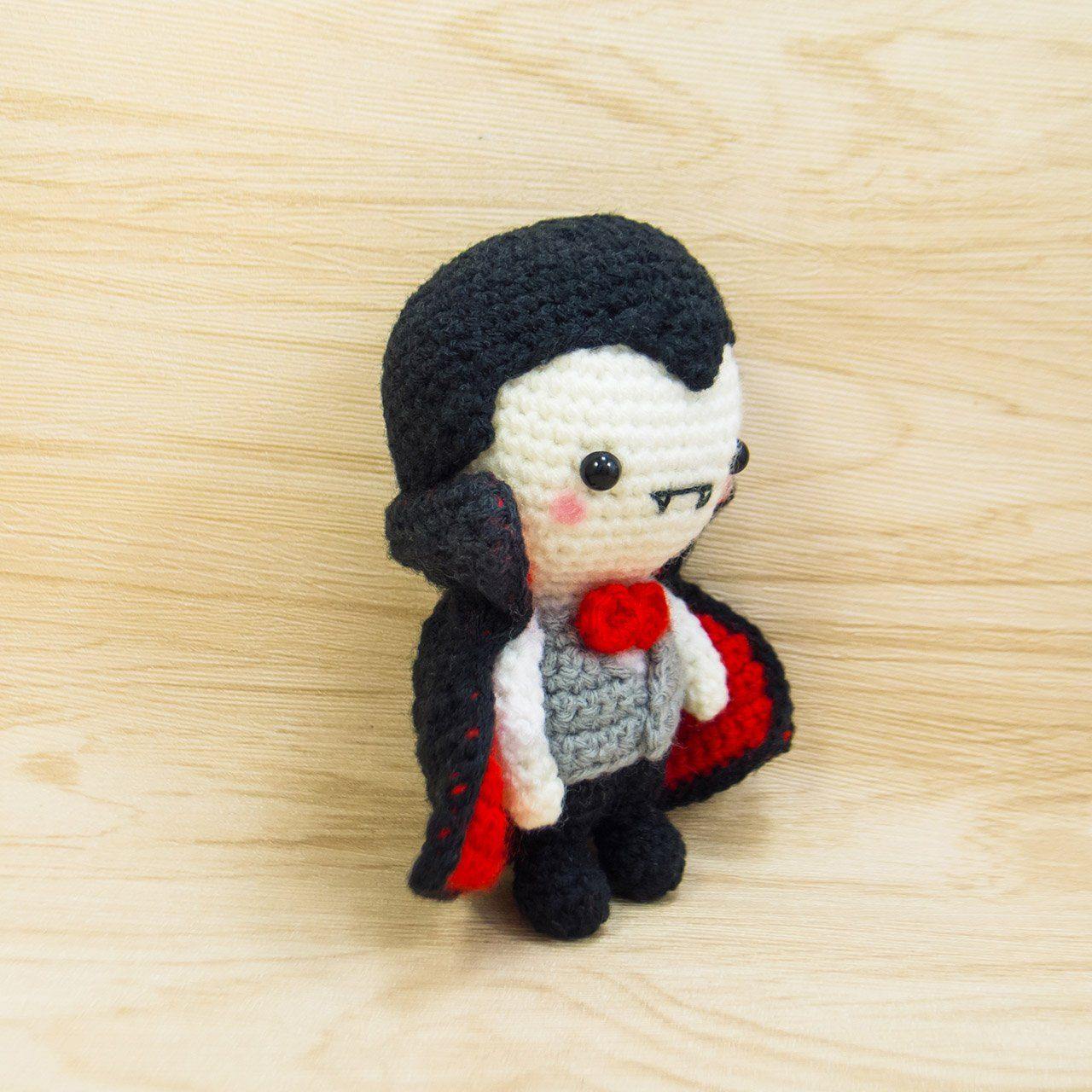 Amigurumi Vampire for halloween gift