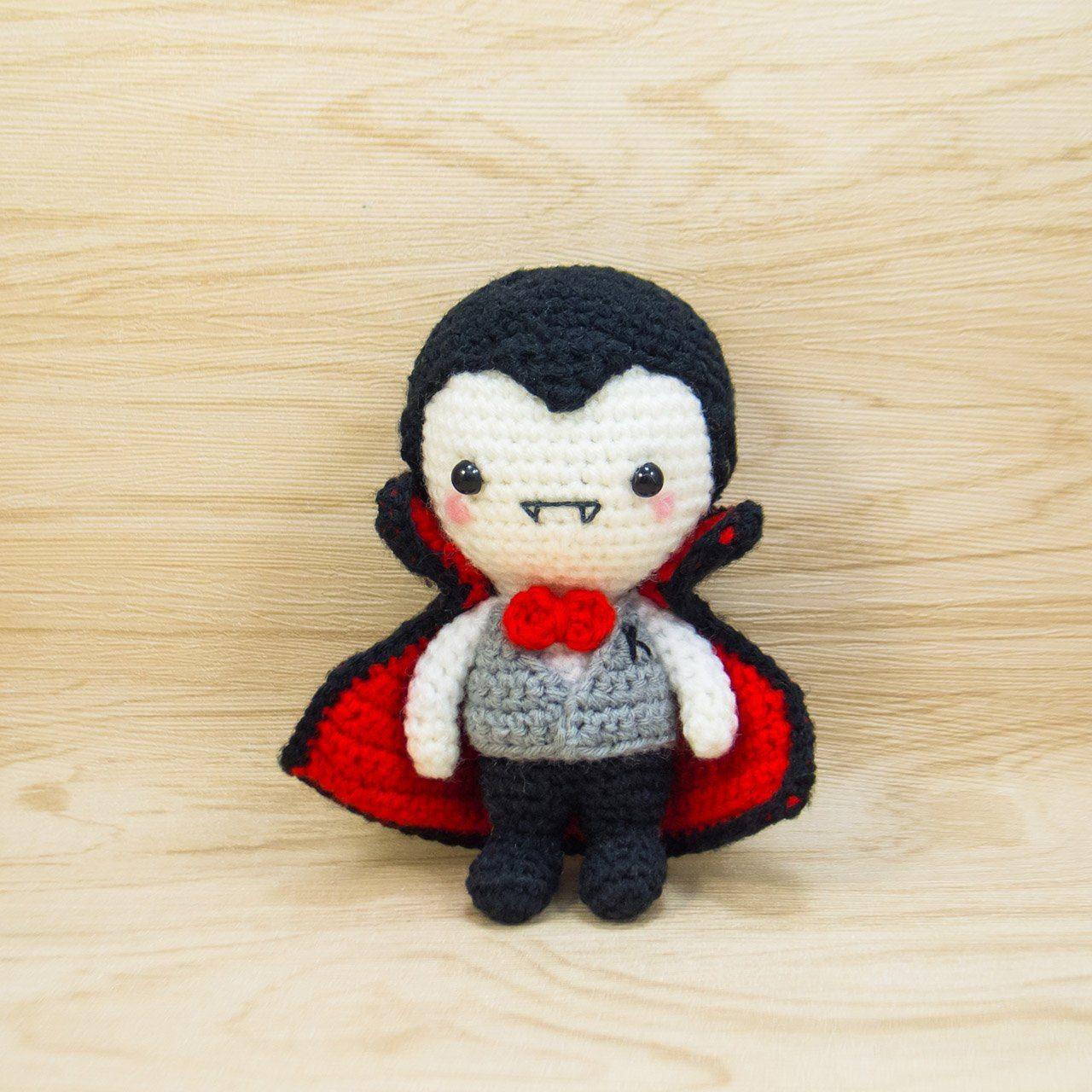 Mr K the vampire amigurumi