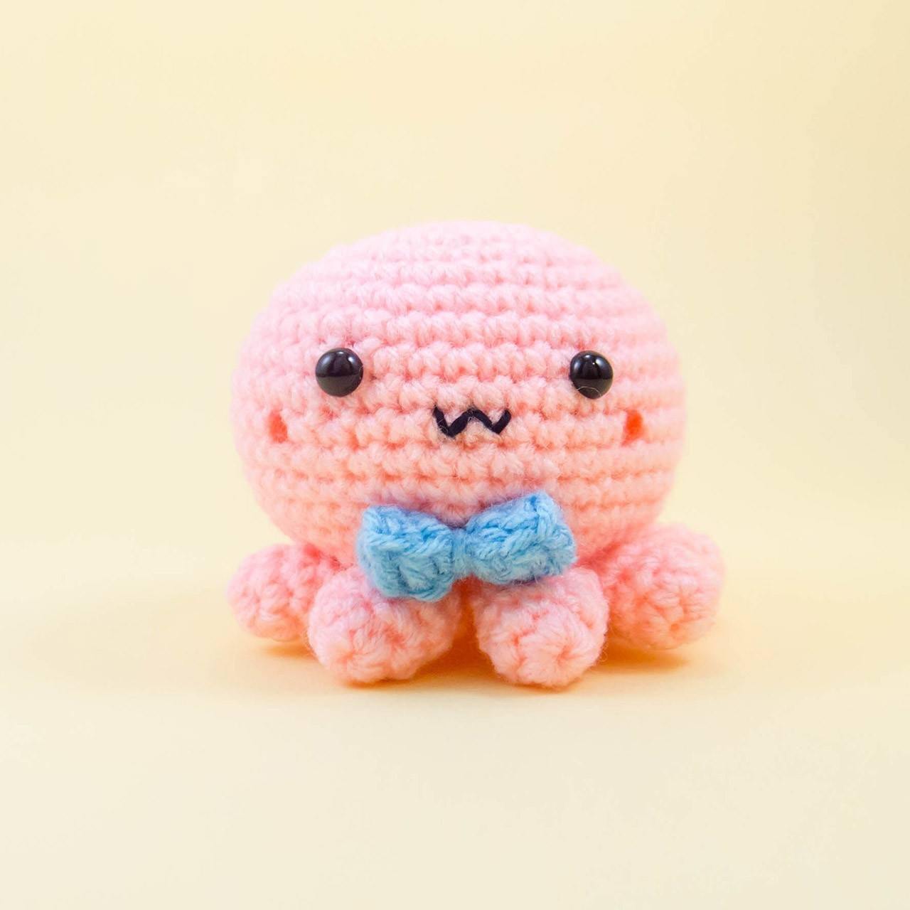 Stuffed Octopus in Pink