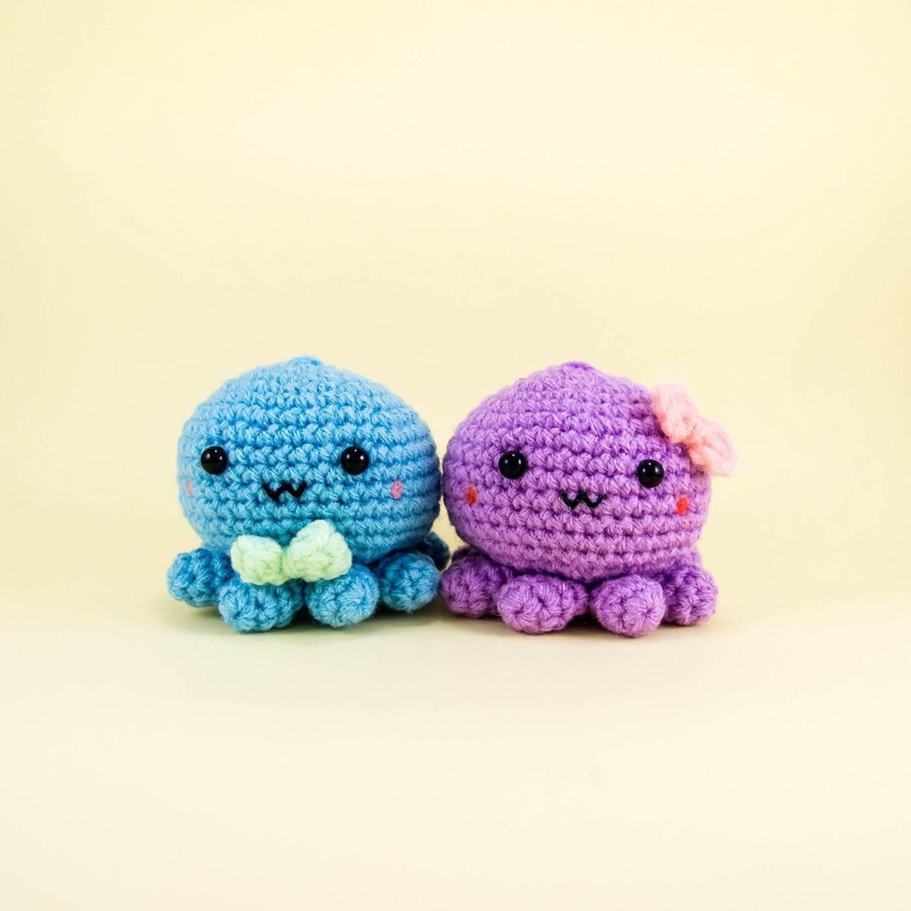 Plush Octopus Amigurumi Couple