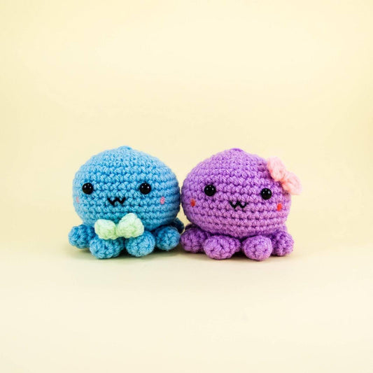 Plush Octopus Amigurumi Couple