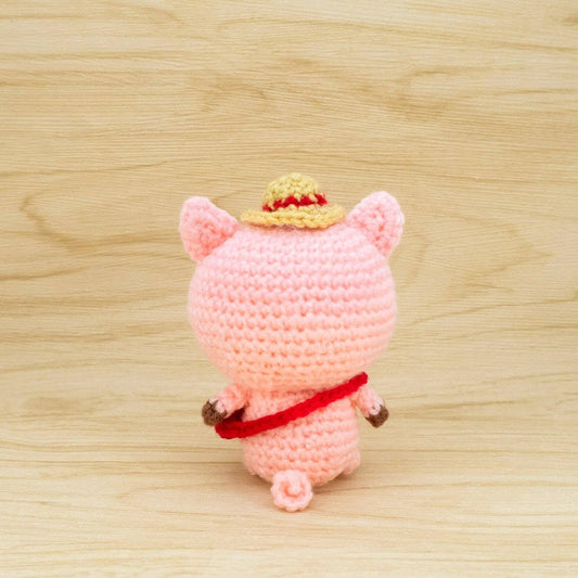 Pig Crochet Pattern - back