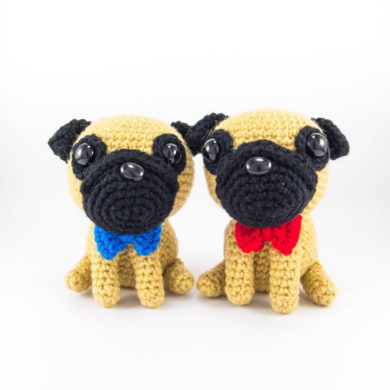 Amigurumi Pug Stuffed Animals