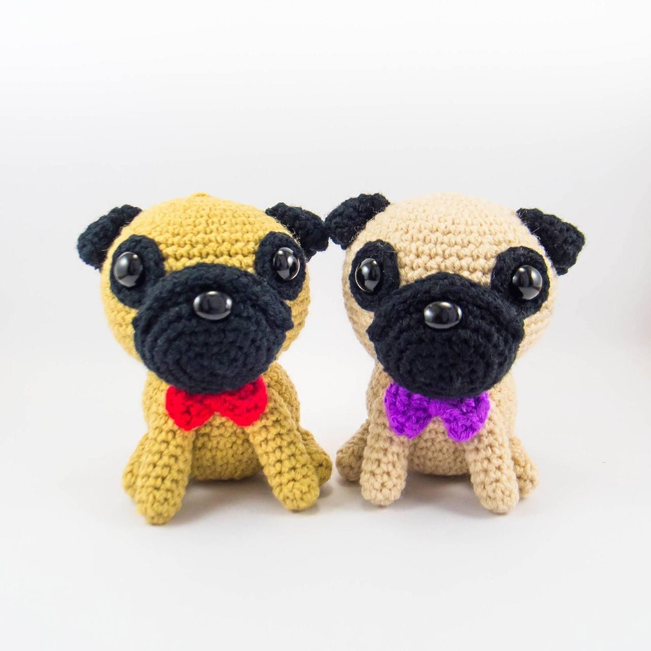 Amigurumi Pug Plushes