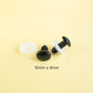 10mm x 8mm black oval safety eyes and noses for handmade crafts