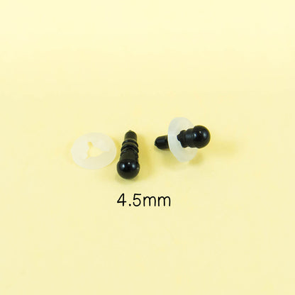 4.5mm black safety eyes for plush toys