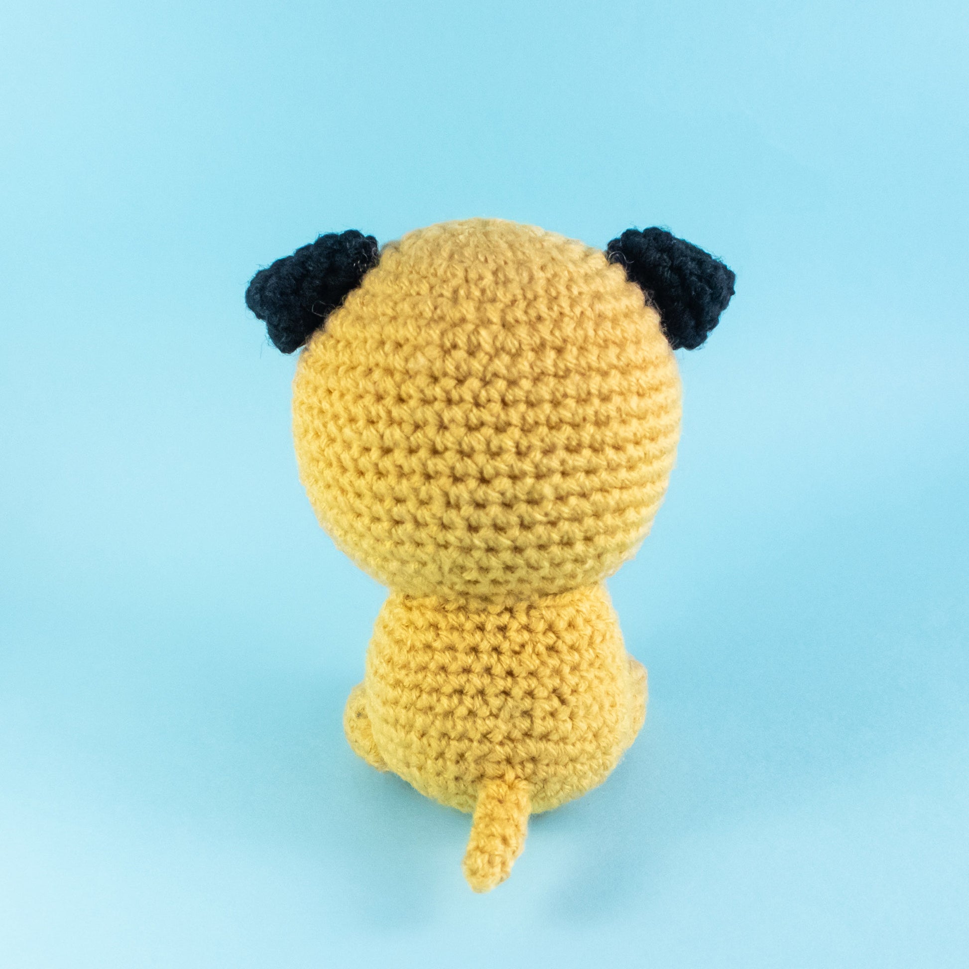 Dog Amigurumi Pattern Back View