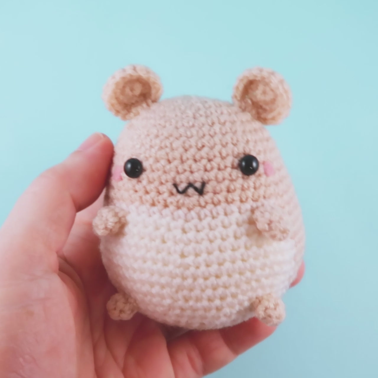 crochet hamster amigurumi