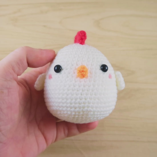crochet chicken amigurumi