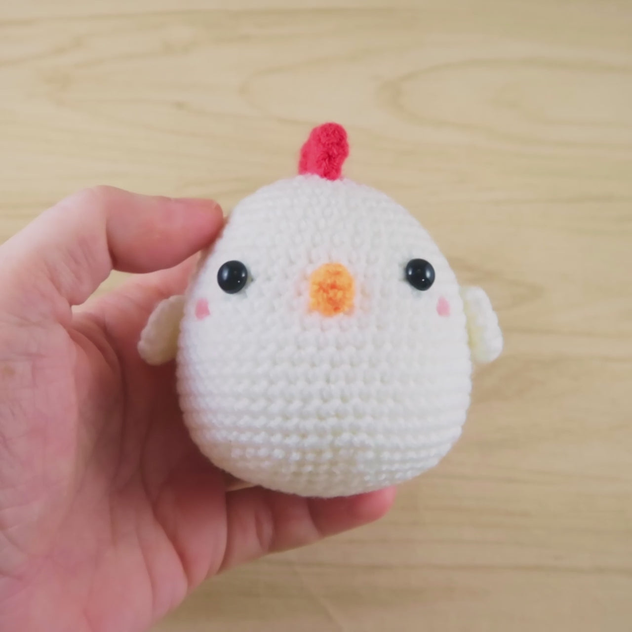 crochet chicken amigurumi