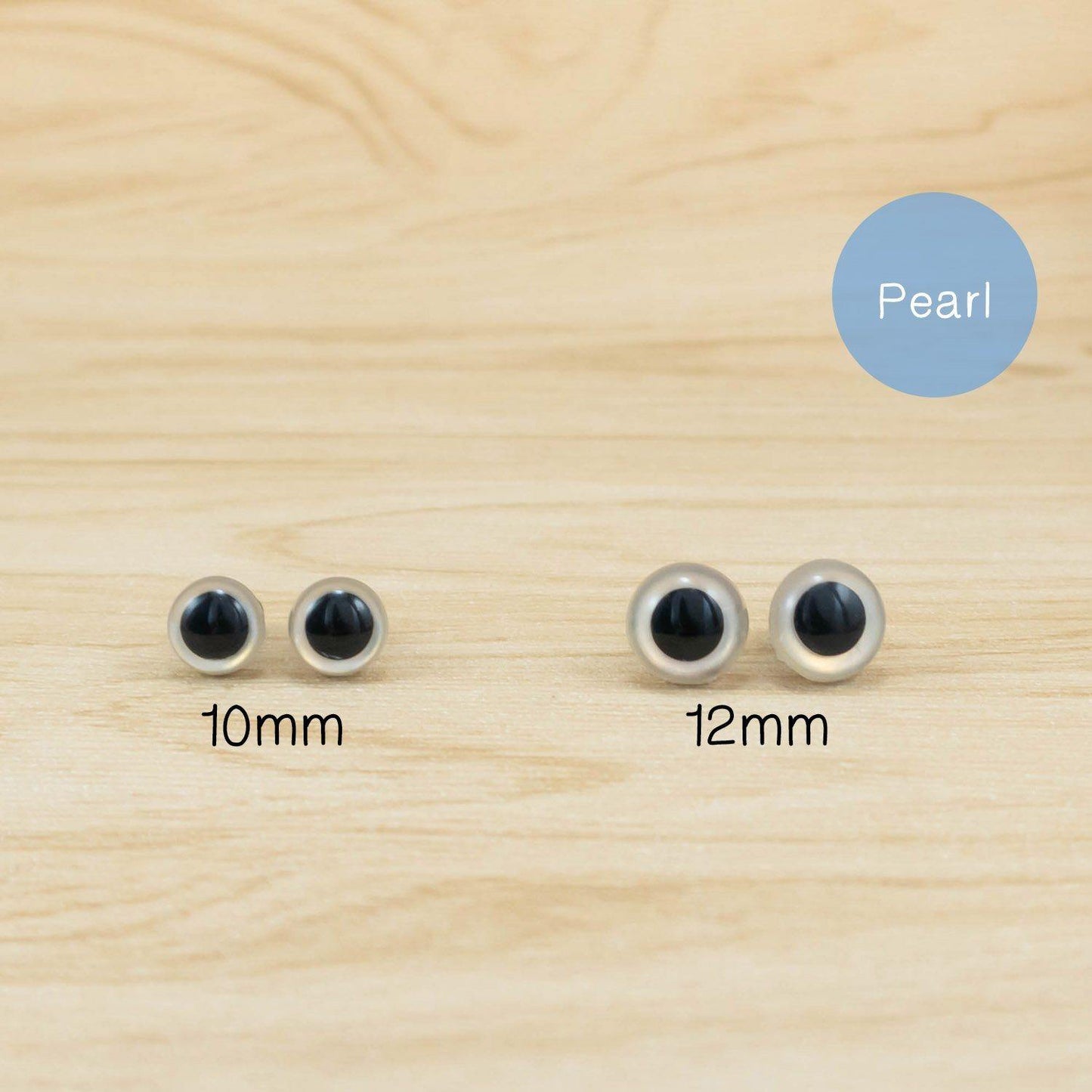 Hand painted pearl safety eyes for DIY dolls
