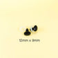 12mm x 9mm oval safety eyes / noses for amigurumi and handmade toys