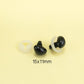 15mm x 11mm black triangle safety noses for handmade teddy bears