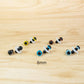 8mm color eyes for dolls - yellow, brown, blue, clear