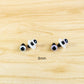 8mm white and purple doll eyes for crafts