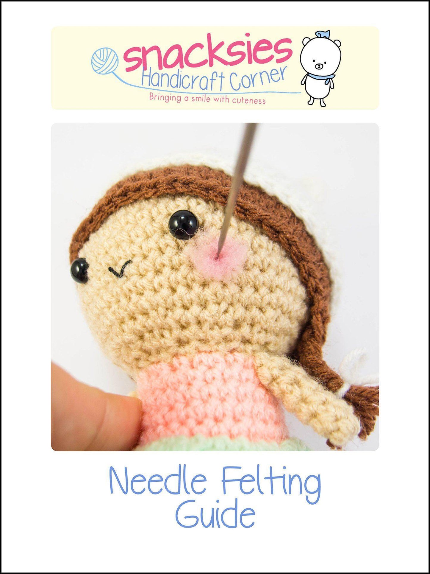 Needle Felting Guide for Crochet Doll Cheeks