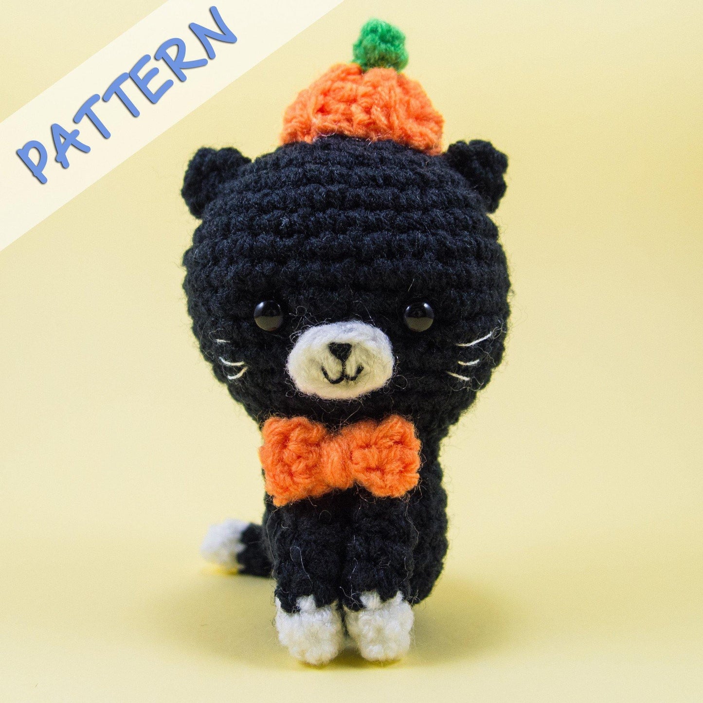 Halloween Cat Amigurumi Pattern