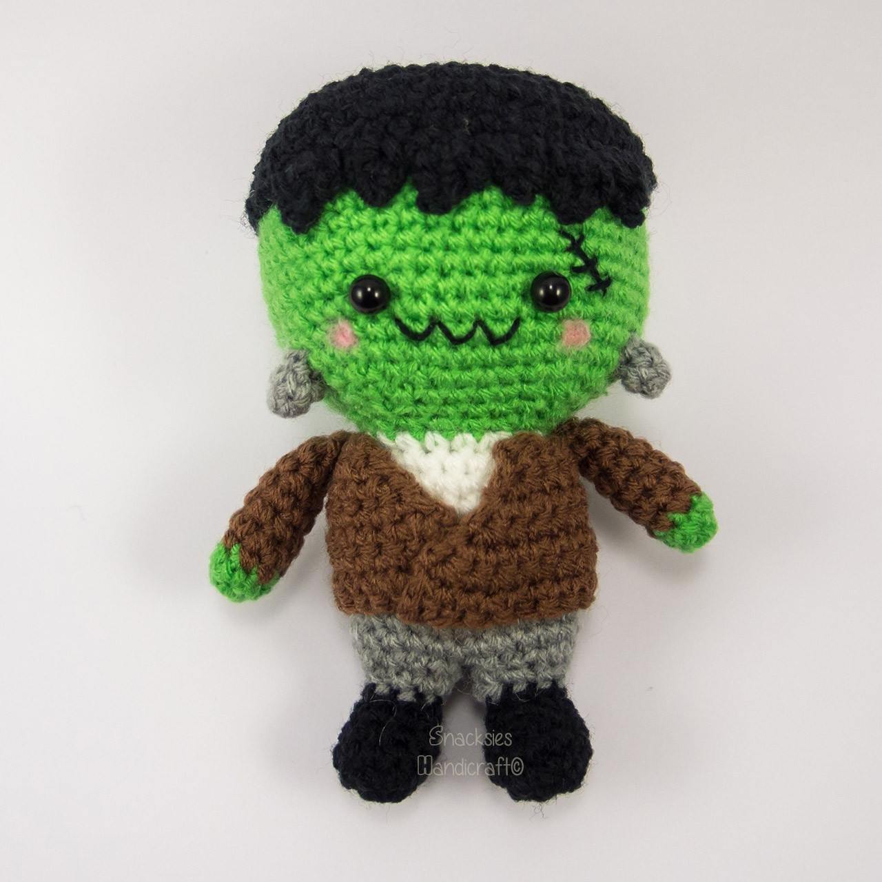 Crochet Frankenstein Amigurumi for Halloween