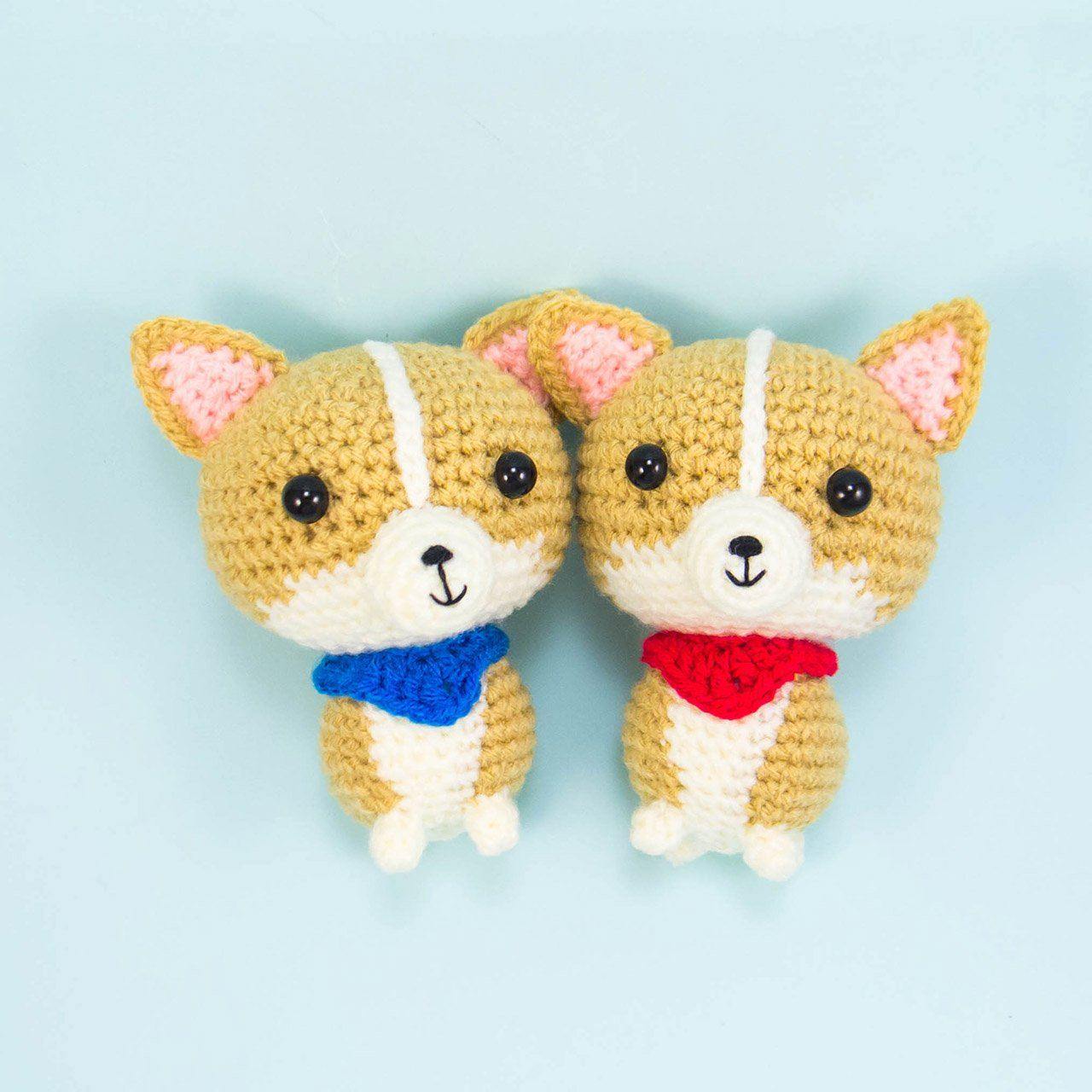 Toto the Corgi Amigurumi Pattern - Snacksies Handicraft