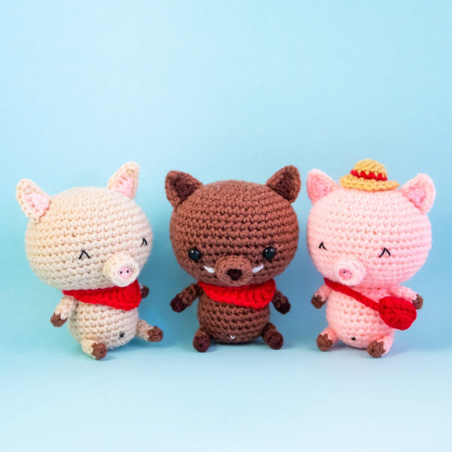 Crochet Pig Plush Pattern for handmade gift 