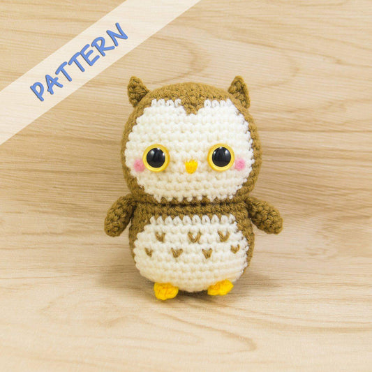 Ollie the Owl Amigurumi Pattern - Snacksies Handicraft