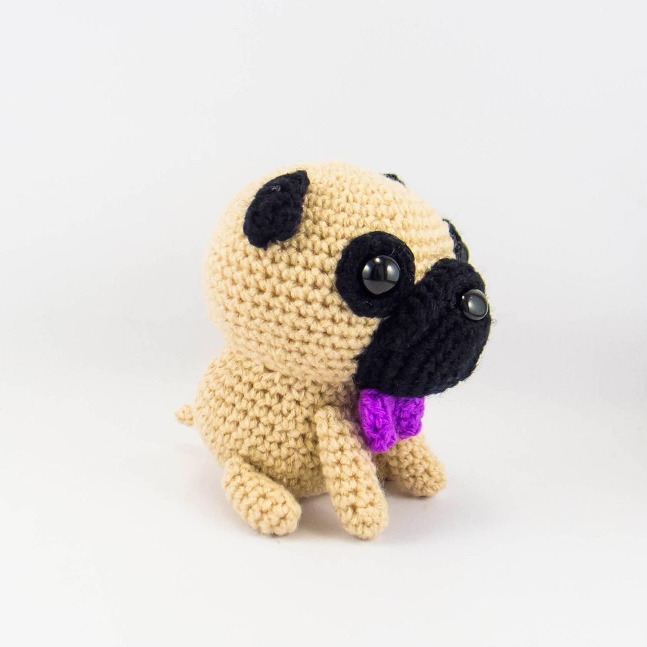 Crochet Pug Stuffed Animal