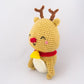 Crochet Reindeer Amigurumi Side View