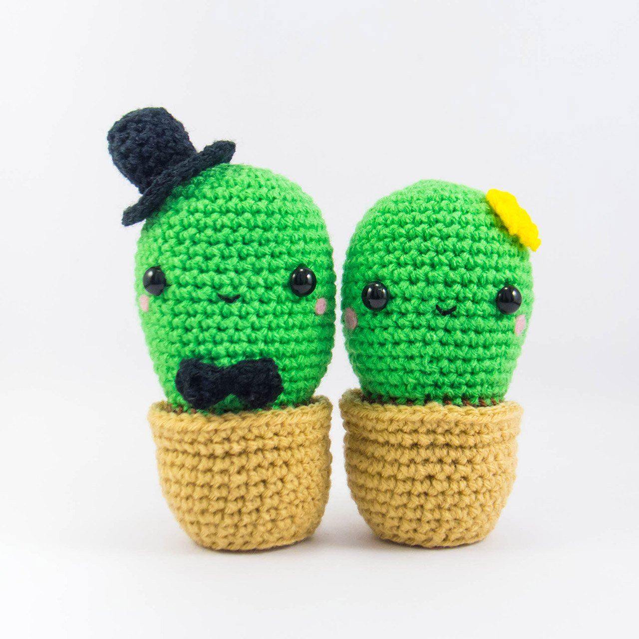 Cactus Couple Amigurumi Kit - Snacksies Handicraft