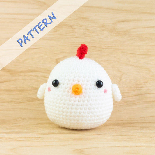Crochet chicken amigurumi pattern