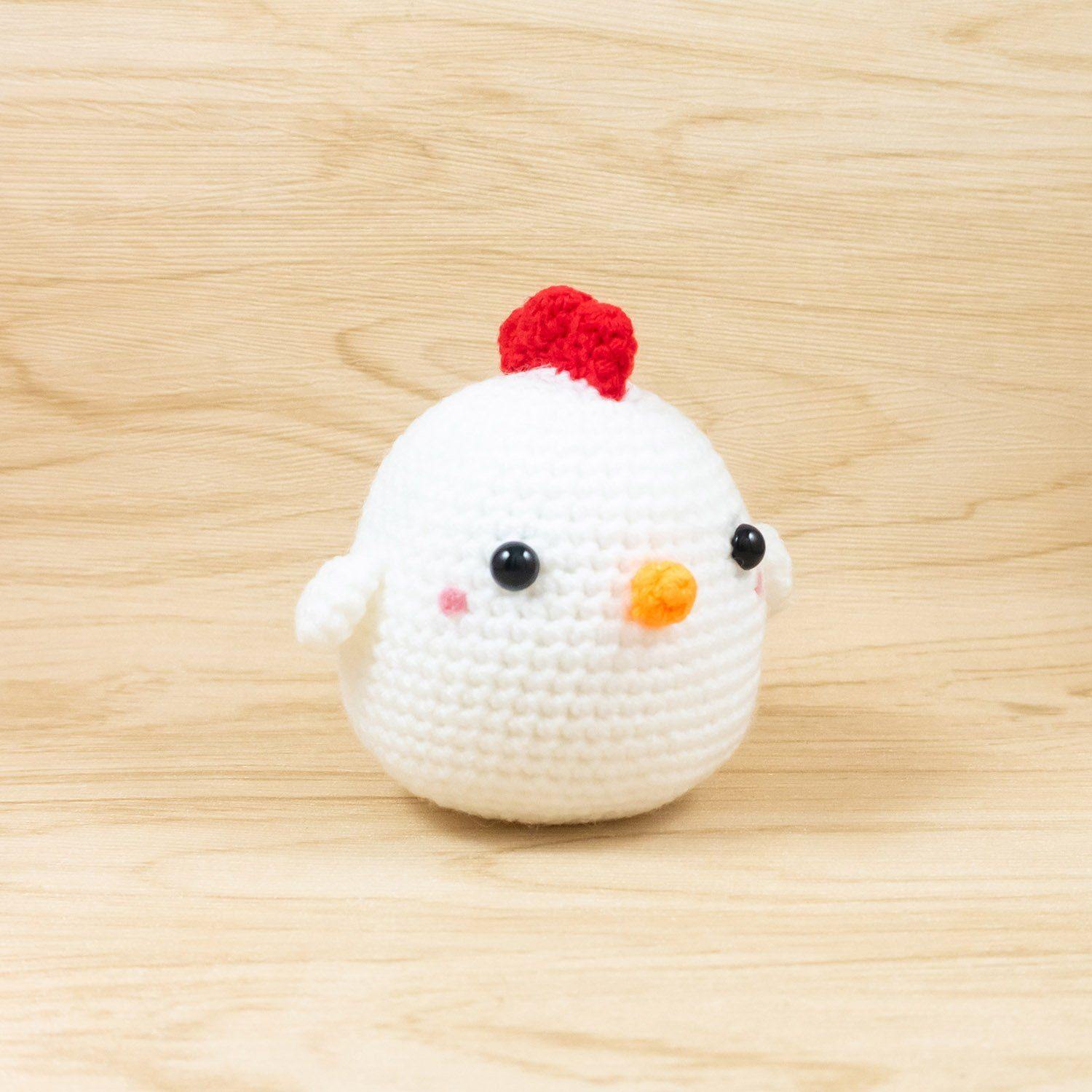 Handmade chicken doll crochet pattern