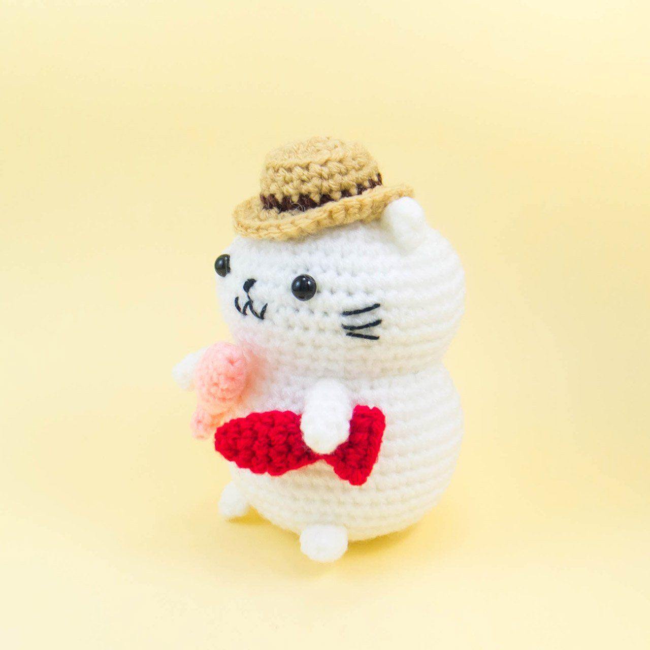 Fisherman Cat Crochet Pattern