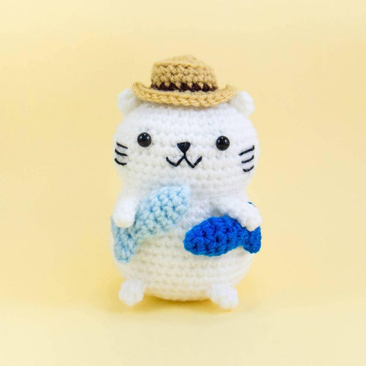 Crochet Cat Amigurumi for Nursery Decor