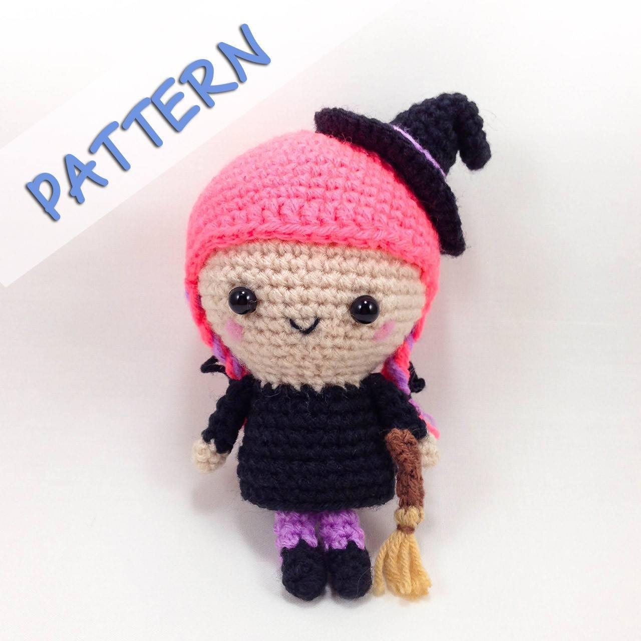 Flo the witch crochet pattern