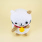 Lucky Cat Stuffed Animal Top View